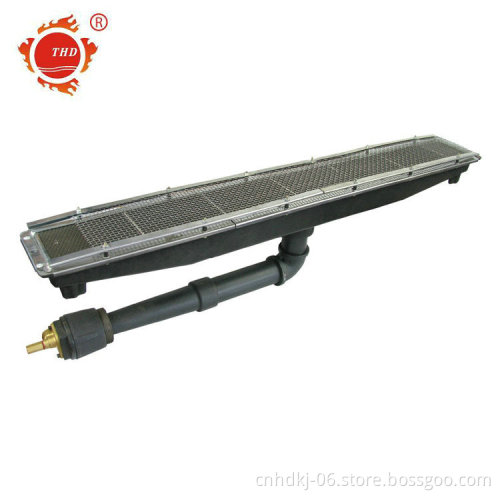 Low energy consumption infrared ceramic natural gas heater for powder coating